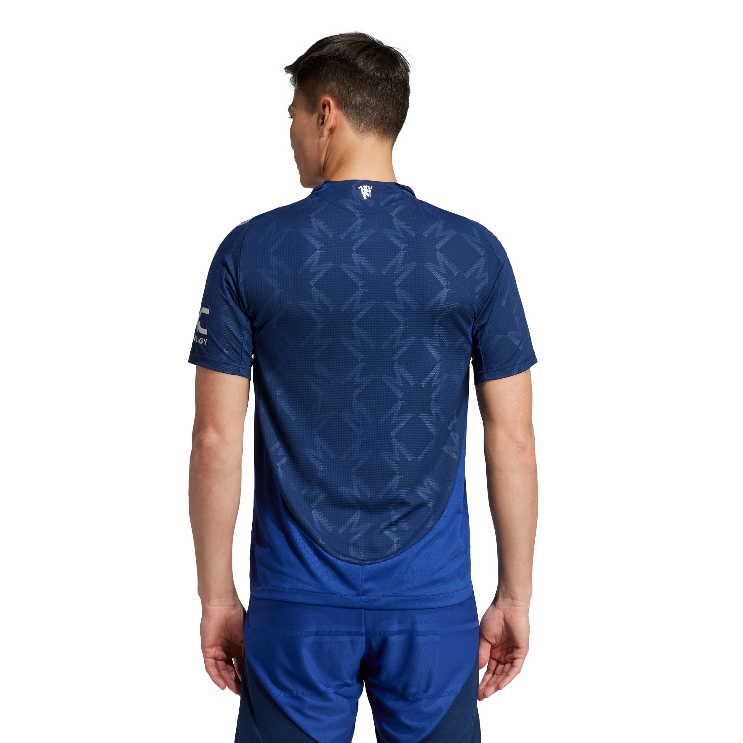 adidas Manchester United Away Authentic Mens Soccer Jersey 24 25 Night Indigo White