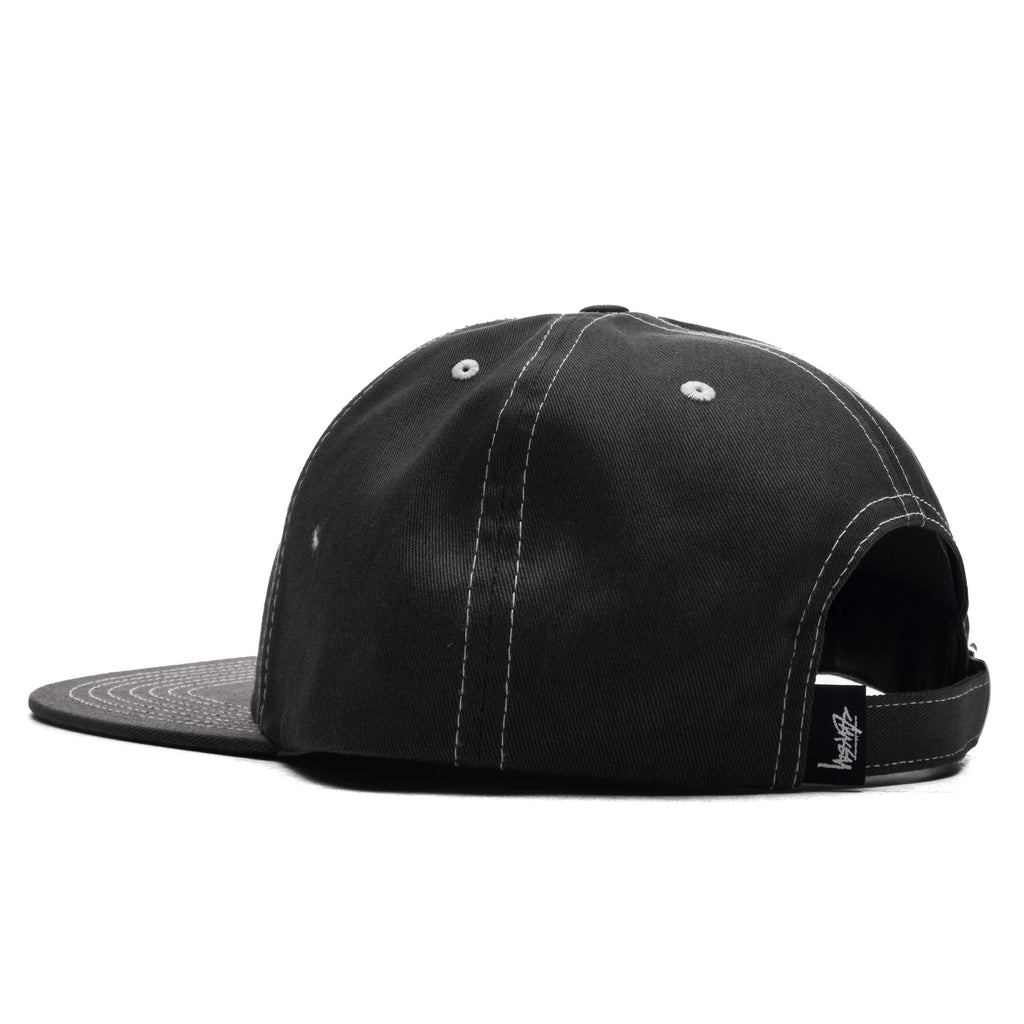 Mid International Crown Strapback Cap Black