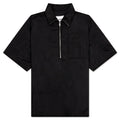 Zip Up Shirt Black
