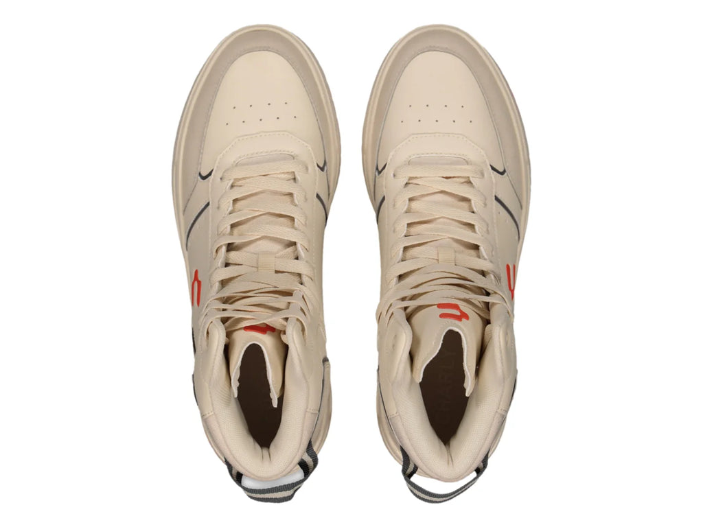 Tenis Charly Beige y Naranja para Hombre