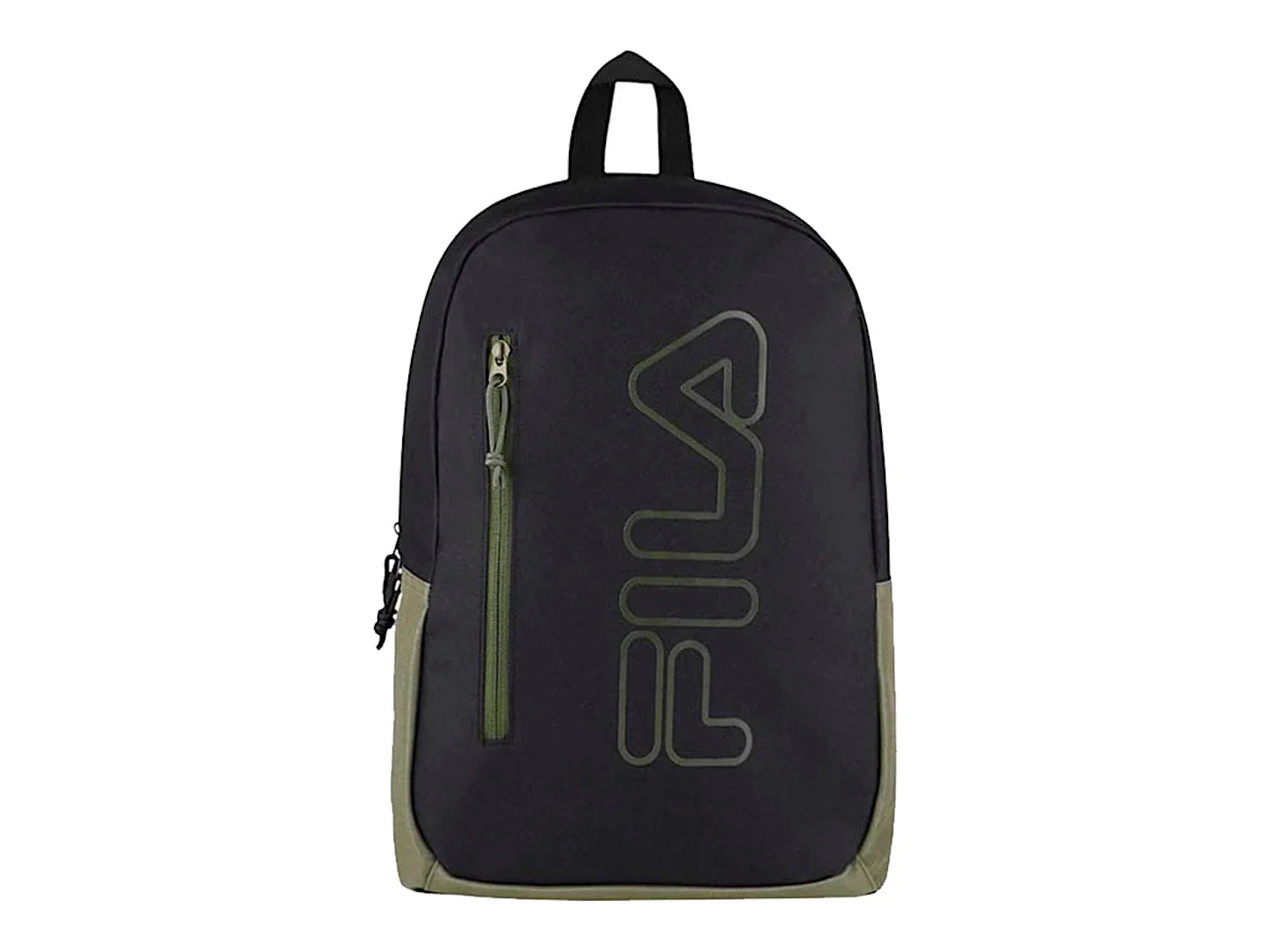 Mochila FILA Double Color Negro y Verde Olivo Unisex
