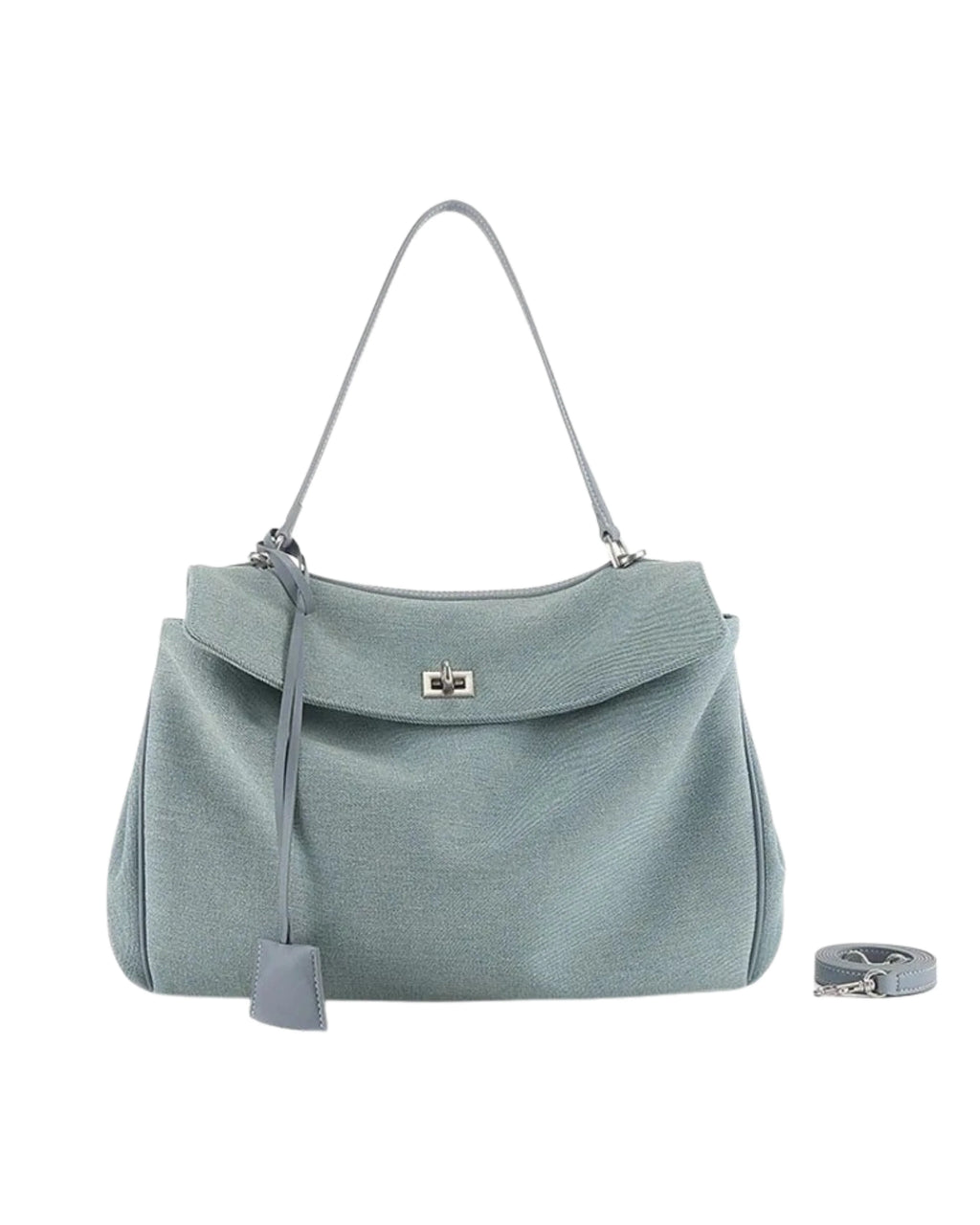 Bolsa de Ombro Suede Taranto