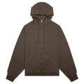 Zip Up Sweat Hoodie Mink