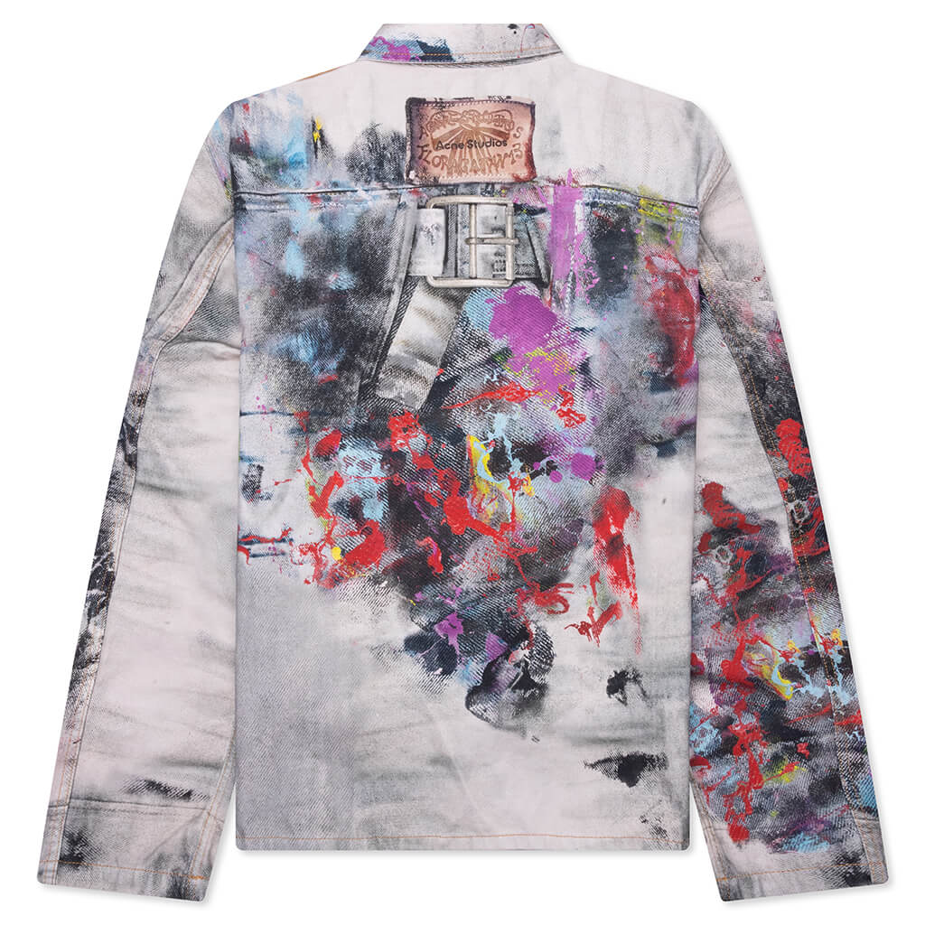 Trompe Loeil Jacket White Multi