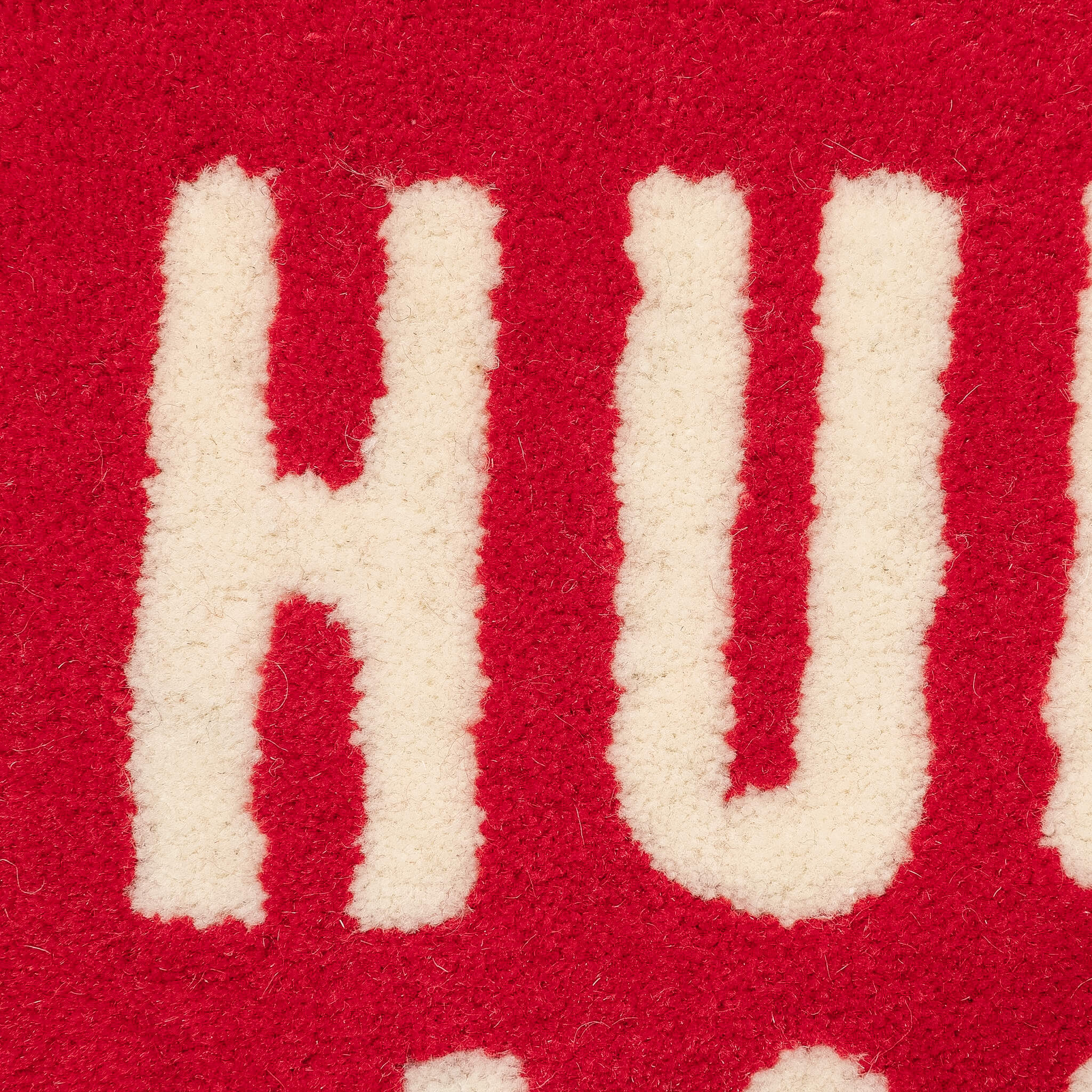 Heart Rug Small Red