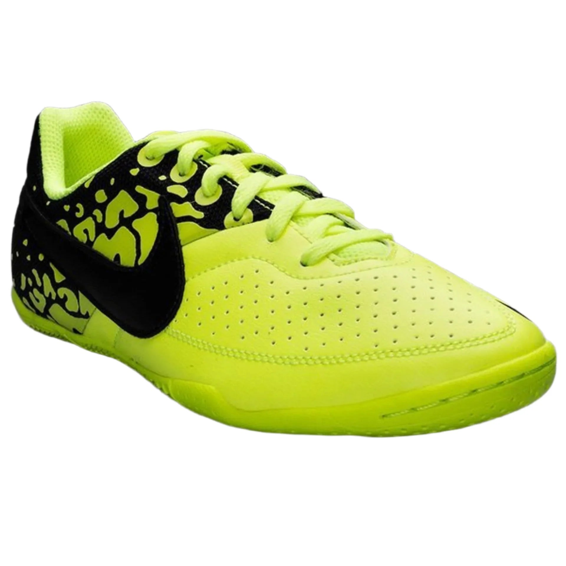 Nike JR Elastico II Indoor Soccer Shoes Volt Black