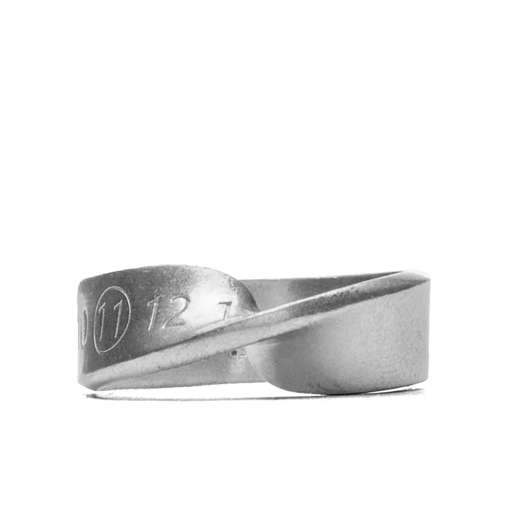 Curved Ring Palladio Semi Polished