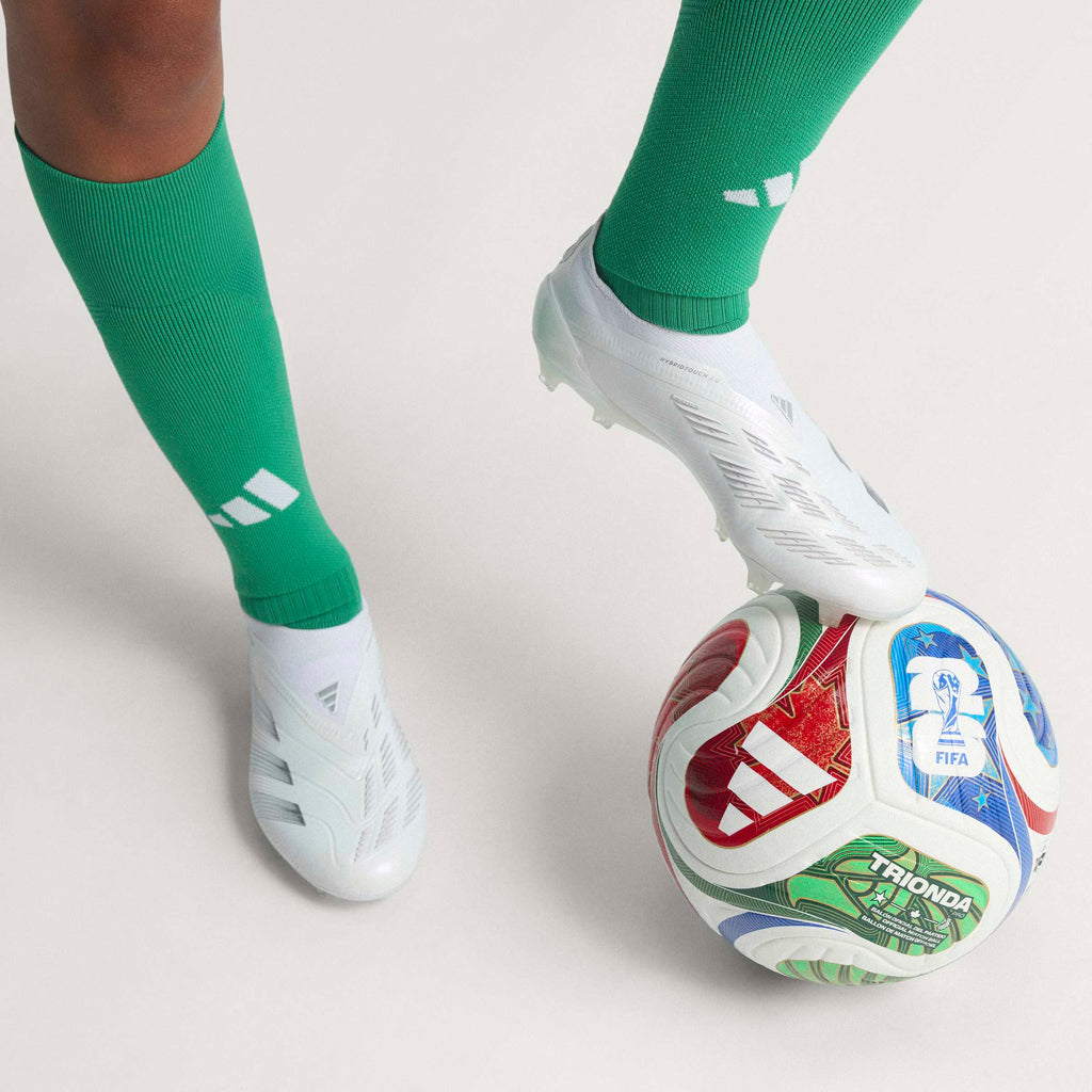 adidas FIFA World Cup 26 Trionda Pro Soccer Ball White Blue Red
