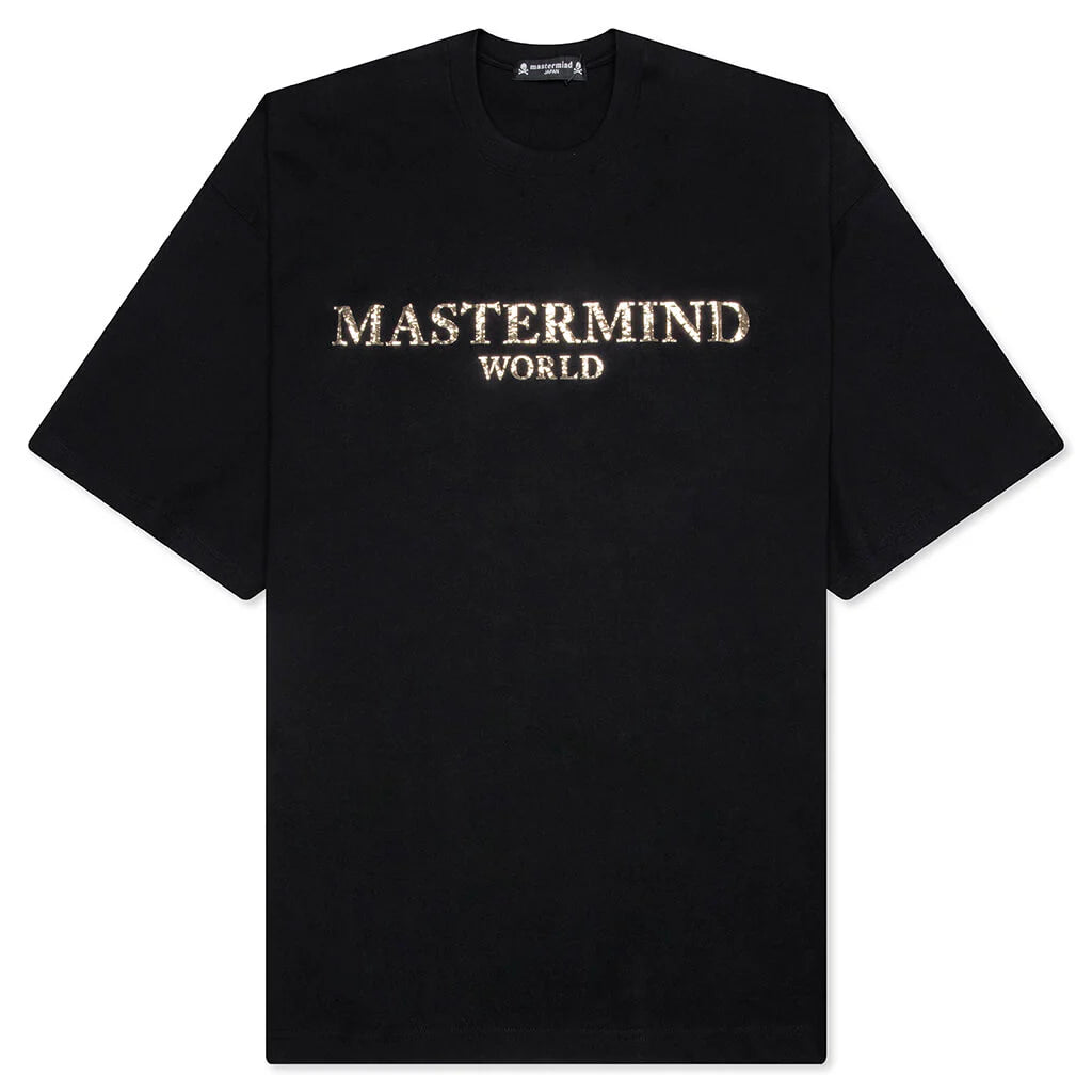 Oversized Mirror Logo S S Tee Black