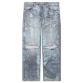 Oil Spill Baggy Jean Charcoal Wash