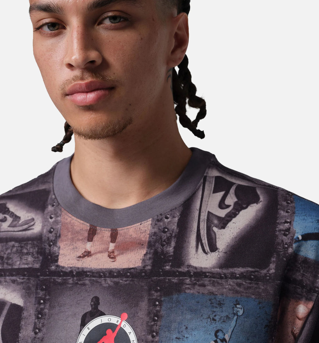 Flight Club All Over Print Mens Short Sleeve Shirt Sail
