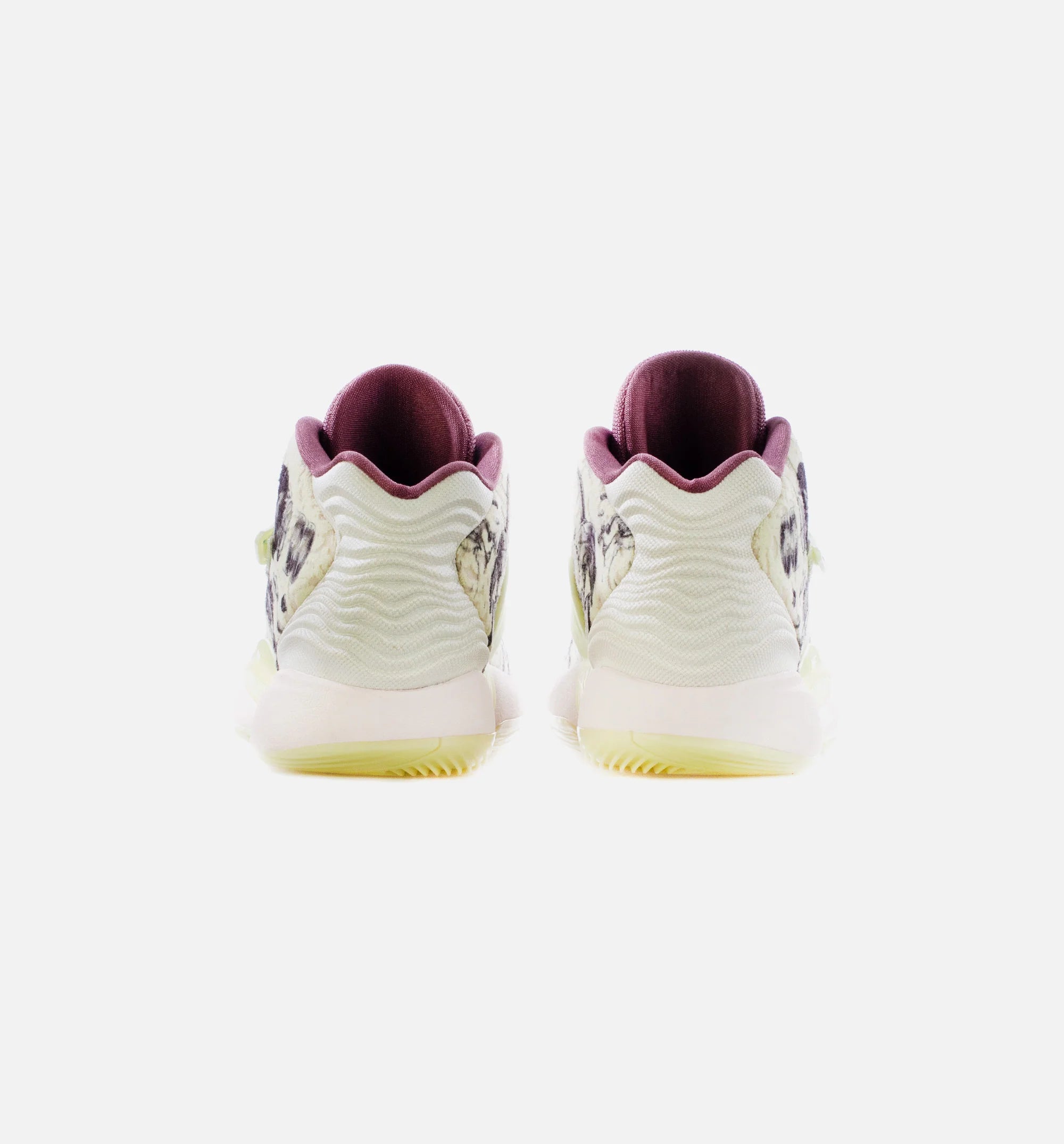 KD 14 Surreal Mens Basketball Shoe Lime Ice Pearl White Light Mulberry