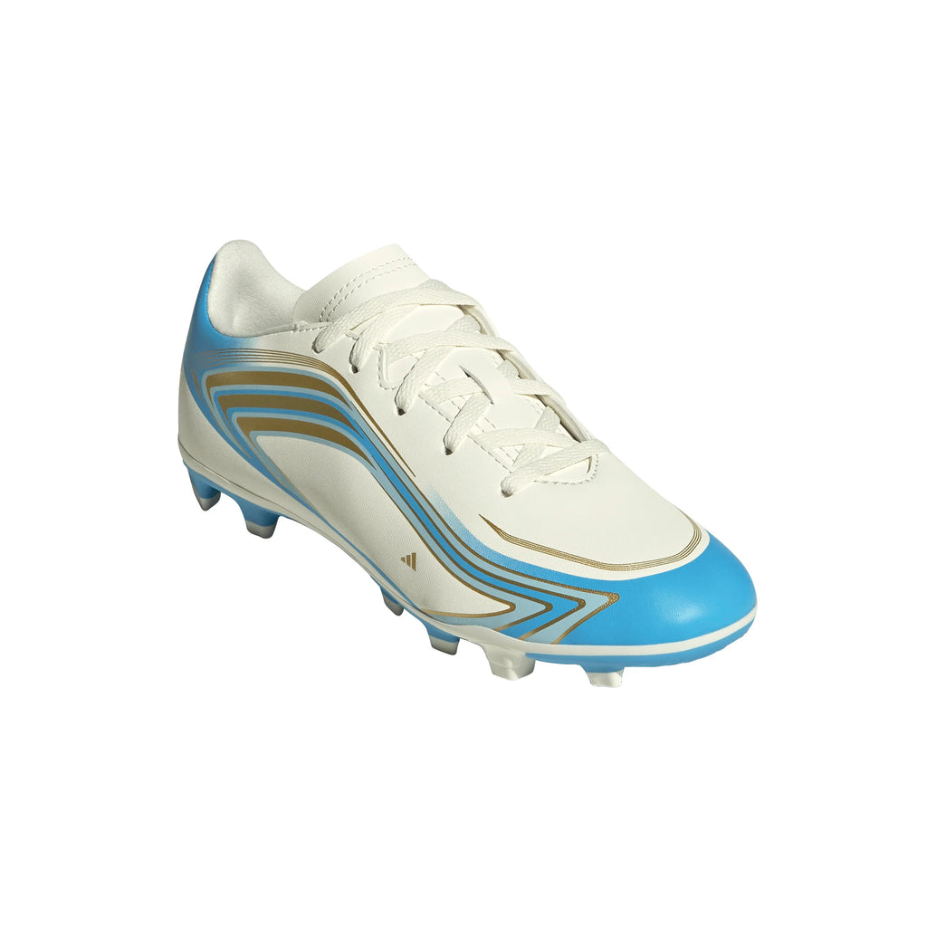 adidas F50 Messi Club FG MG Firm Ground Multi Ground Youth Soccer Cleats Blue