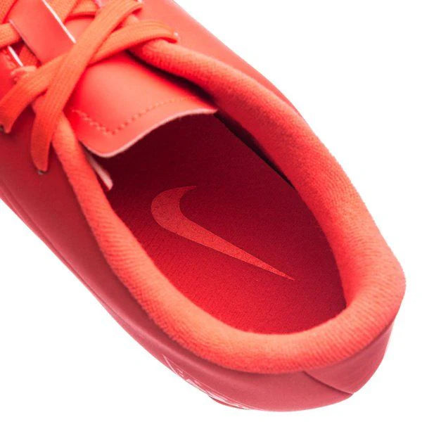 Nike Junior HyperVenom Phelon II TF Tuft Soccer Cleats Bright Crimson Orange