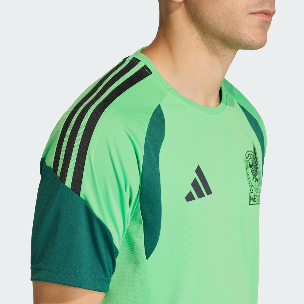 adidas Mexico 26 Tiro Training Mens Soccer Jersey Green