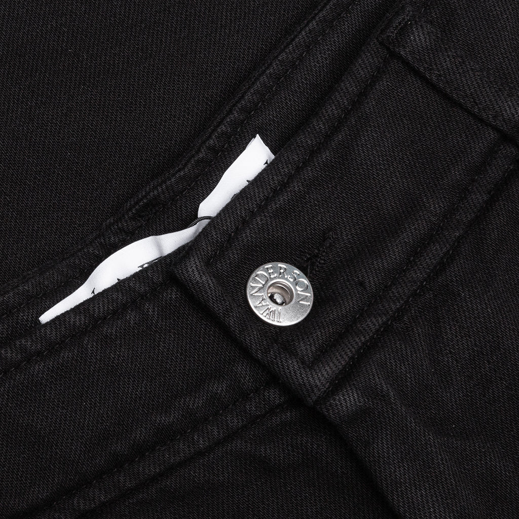 High Waist Wide Leg Trousers Black