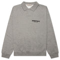 L S Polo Dark Oatmeal