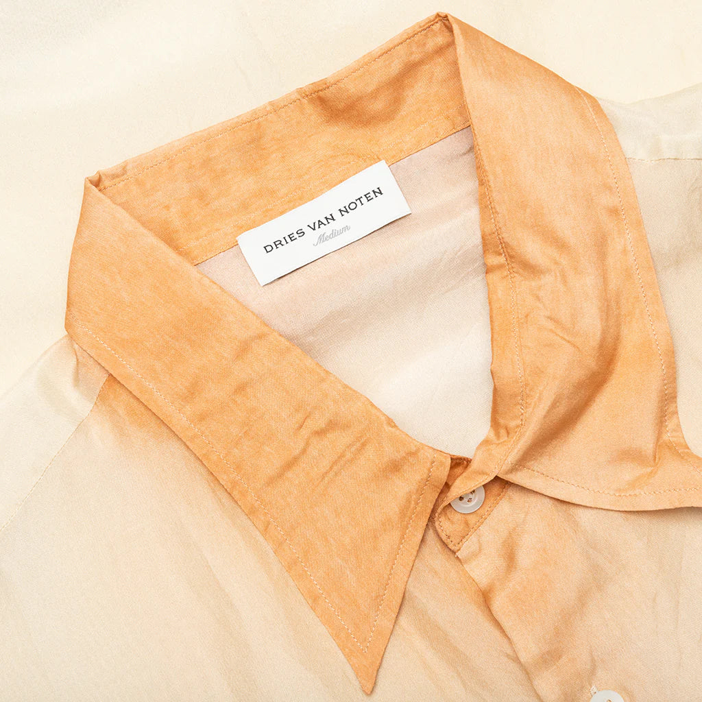 Silk Ombre Shirt Orange
