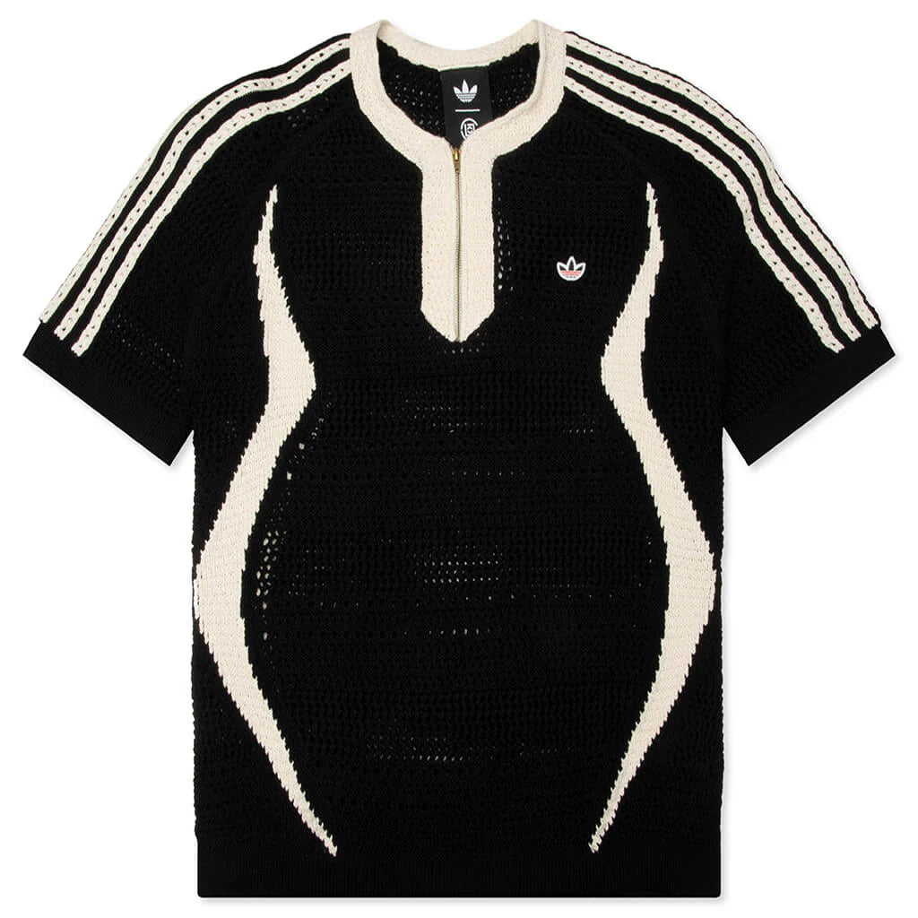 adidas Originals x CLOT by Edison Chen Knit Jersey Black Wonder White