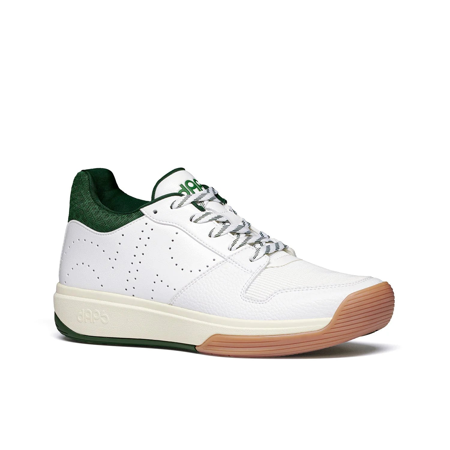 DAPS DESI Mid Green White Mens Pickleball Shoes