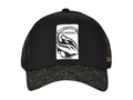 Gorra Cuadra Mantarraya Negro para Hombre