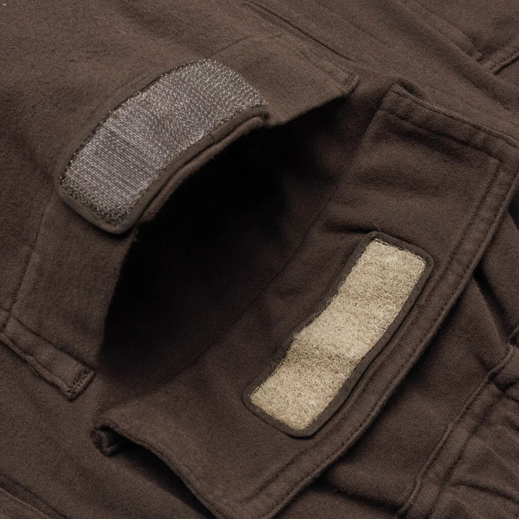 Brushed Jersey Pusher Pants Dark Dust