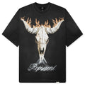 British Cowboys T Shirt Stained Black