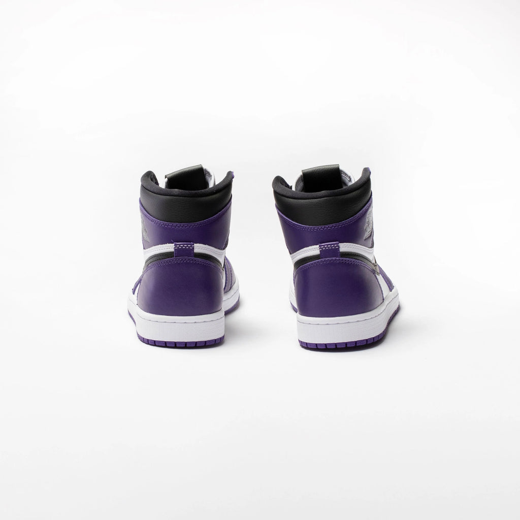 Air Jordan 1 Retro High Top OG Mens Lifestyle Shoe White Court Purple Black Limit One Per Customer