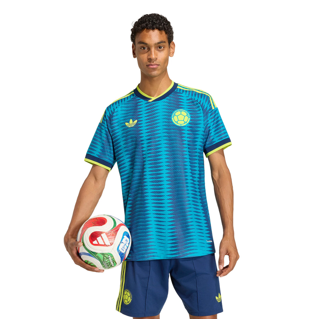 adidas Colombia Away Authentic Mens Soccer Jersey 2026 Mistery Petrol Navy