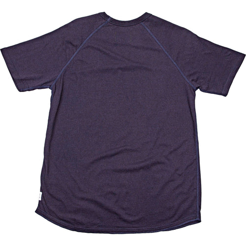 Jersey Raglan Tee Mens T Shirt Indigo