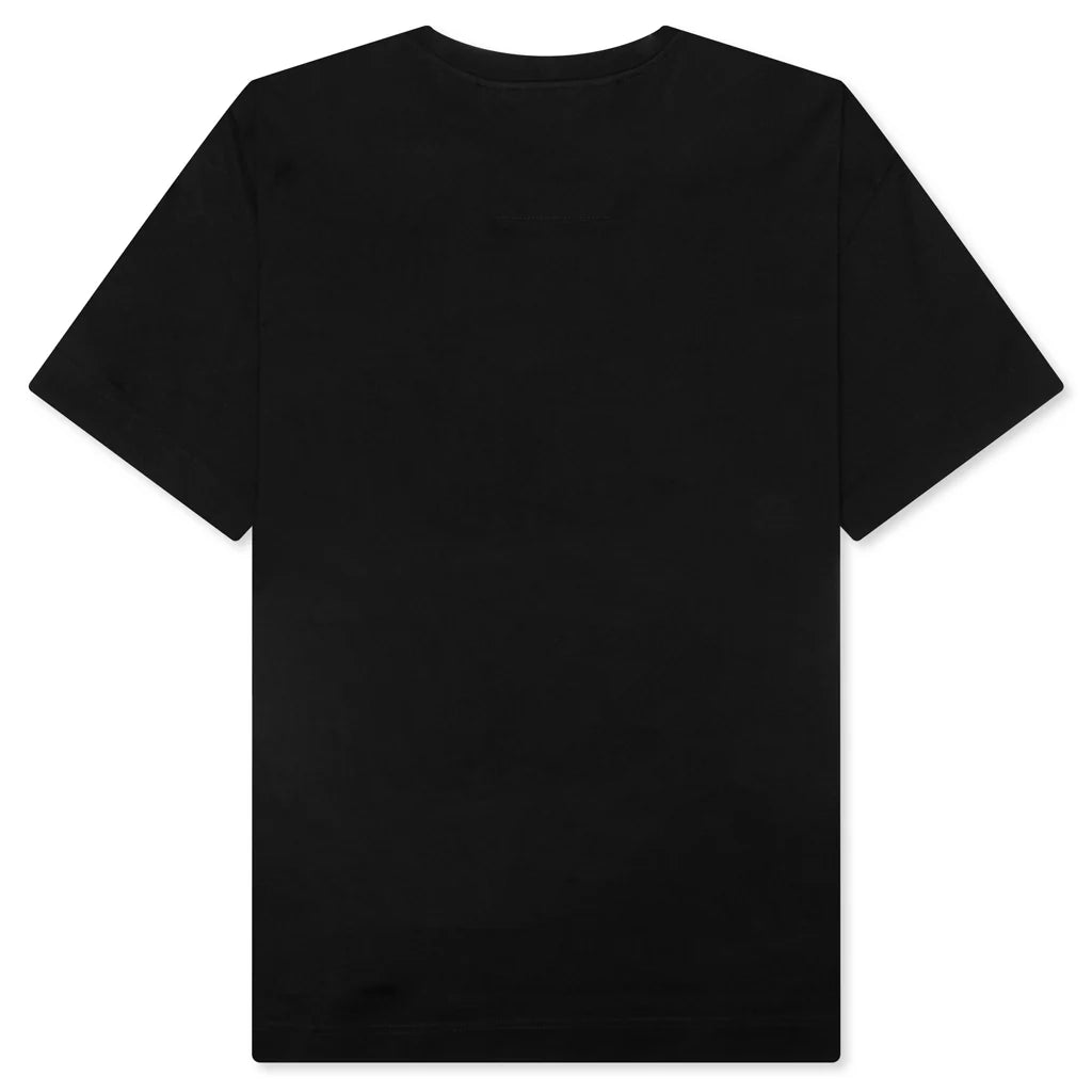 Embroidered Floral Logo Standard Black