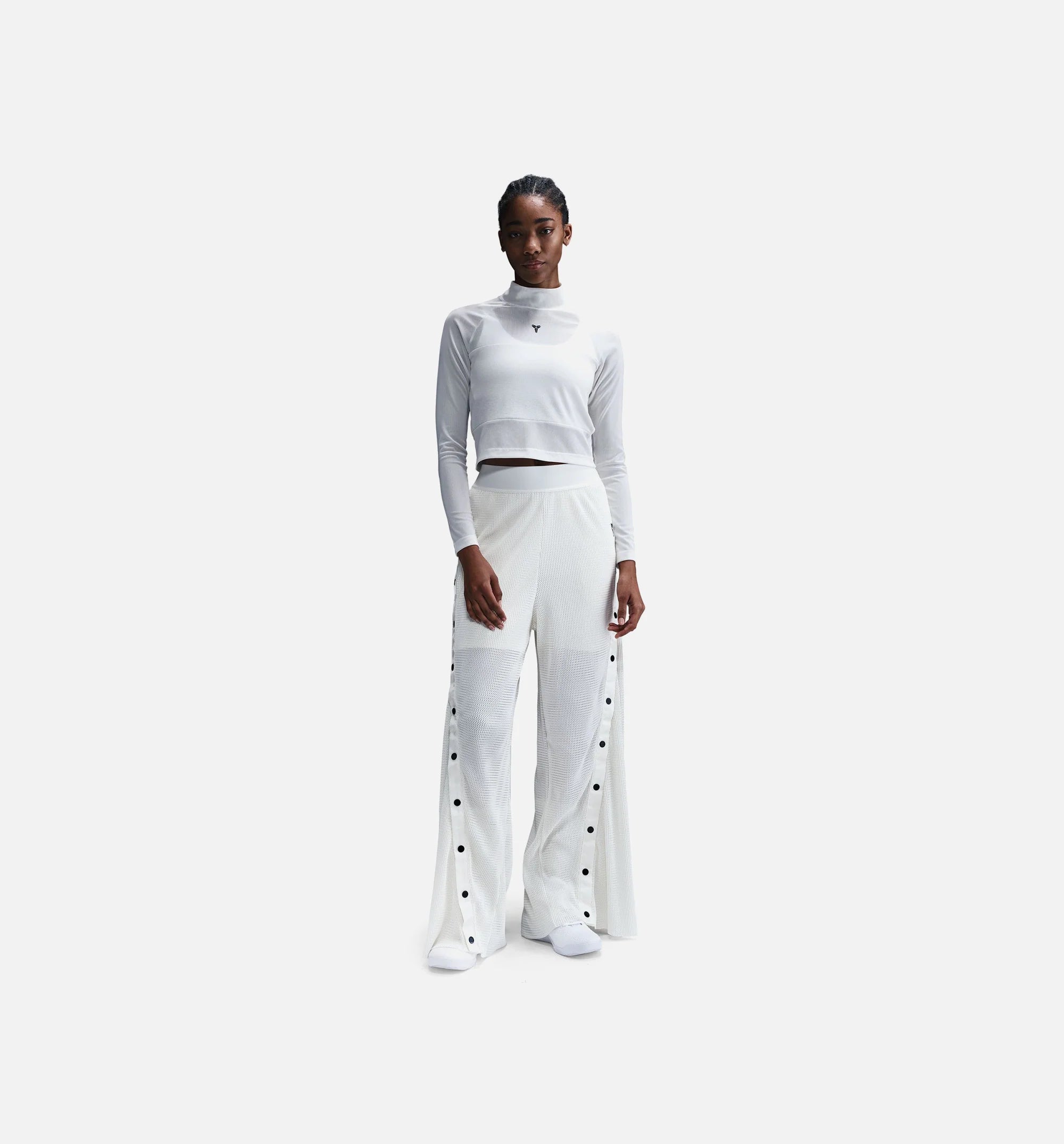 Kobe Cropped Womens Long Sleeve Shirt Sail