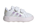 Tenis Adidas Grand Court 20 Blanco y Rosa para Niña