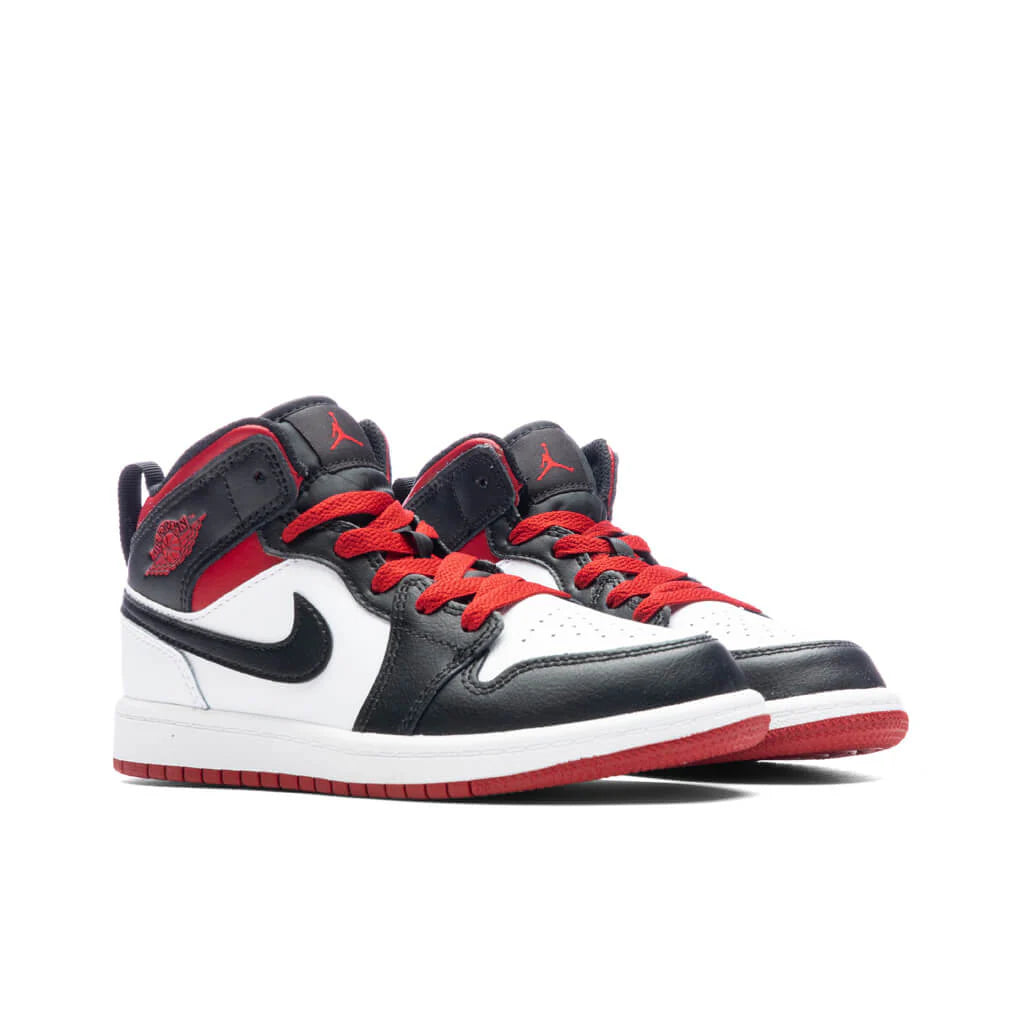 Air Jordan 1 Mid PS White Gym Black