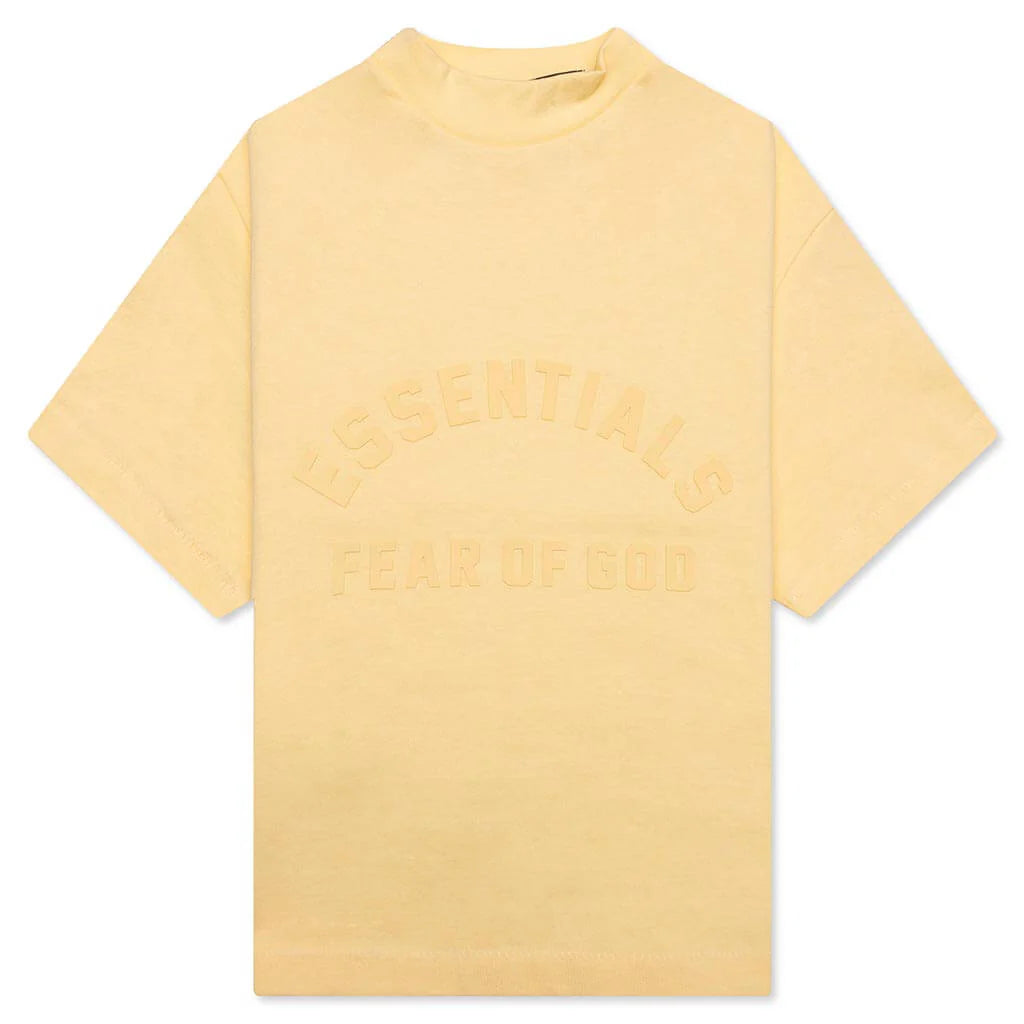 Kids Heavy Jersey S S Tee Garden Yellow