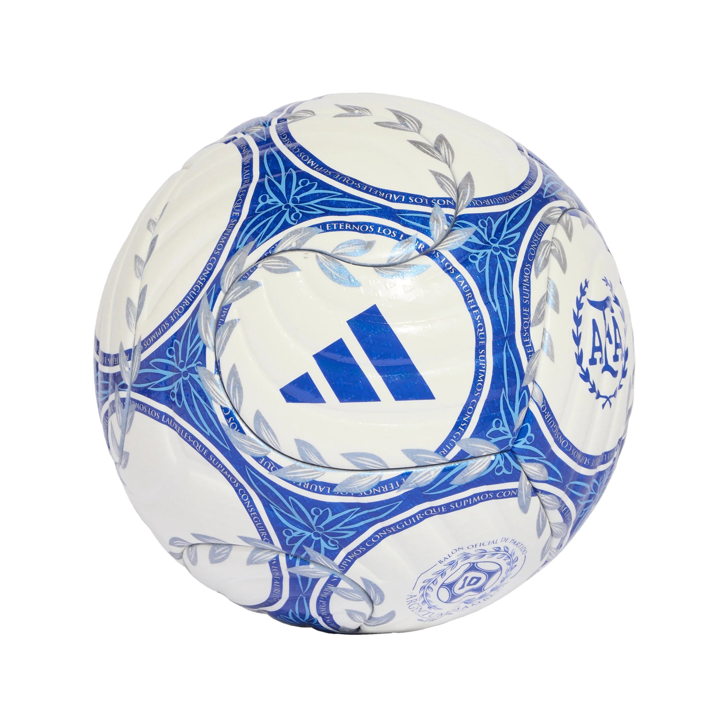 adidas Argentina AFA Argentum Gambeta Pro Soccer Ball White Blue Black