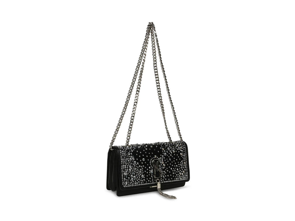 Bolsa Steve Madden Blegen Negro y Plata para Mujer