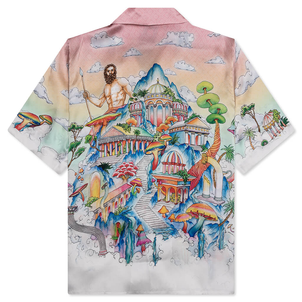The Road To Knowledge S S Cuban Collar Shirt Multi