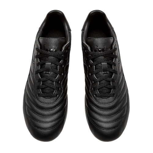 Diadora Brasil LT MDPU Firm Ground Soccer Cleats Black Black