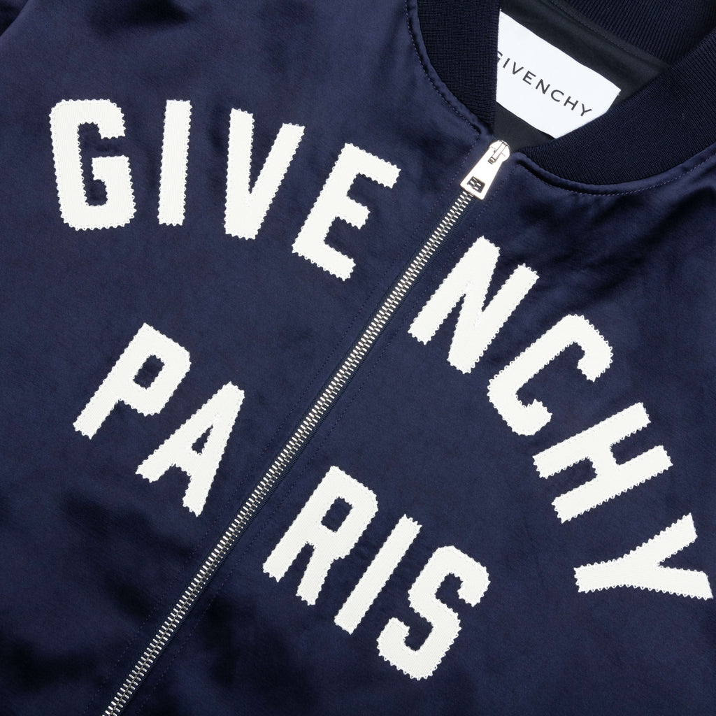 Couture Seam Bomber Navy