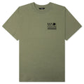 Feature x MAD Gallery x Pretty Done Direction Tee Oil Green
