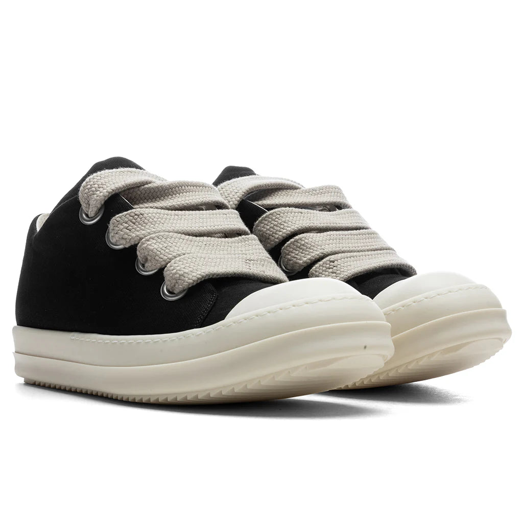 Jumbo Lace Puffer Low Sneaks Black Milk