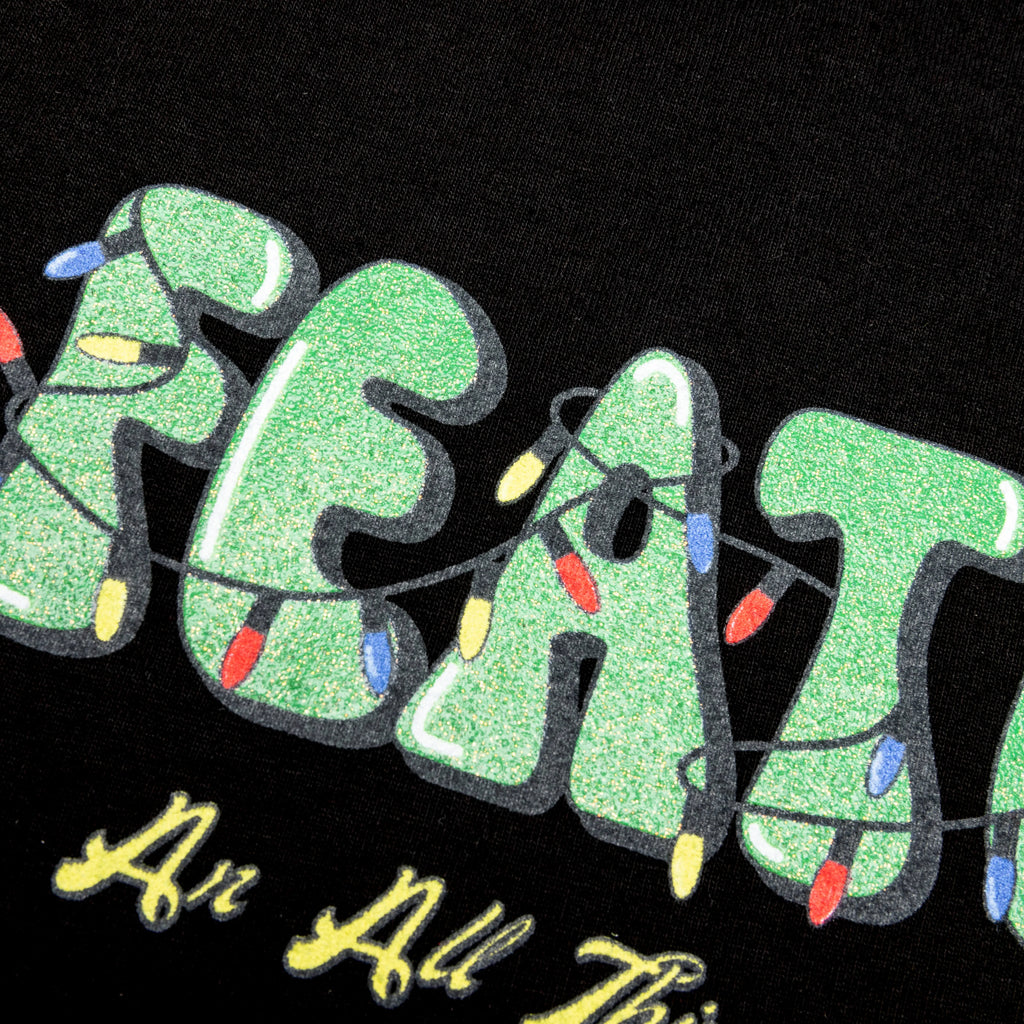 Festive Lights Tee Black