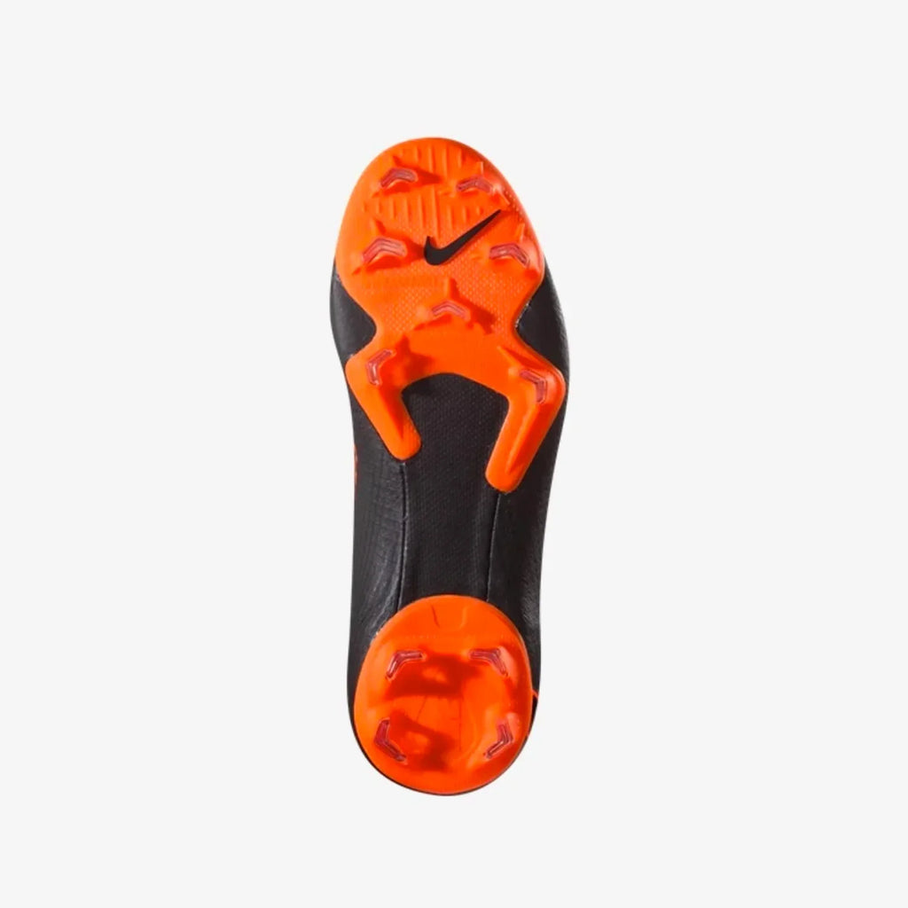 Nike JR Superfly 6 Elite FG Firm Ground Youth Soccer Cleats Black Total Orange White