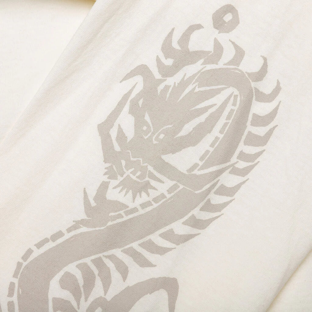 Dragons Pig Dyed L S Tee Natural
