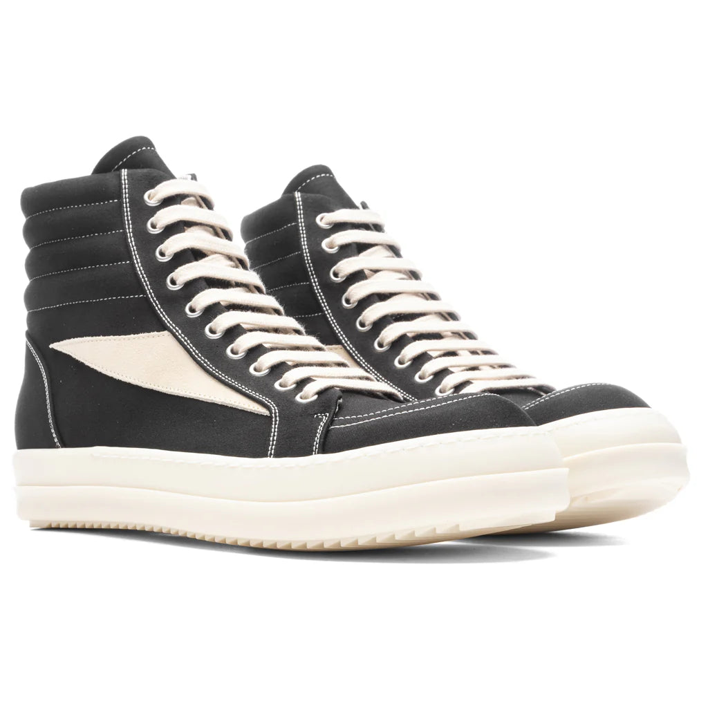 Vintage High Sneaks Black Milk Milk