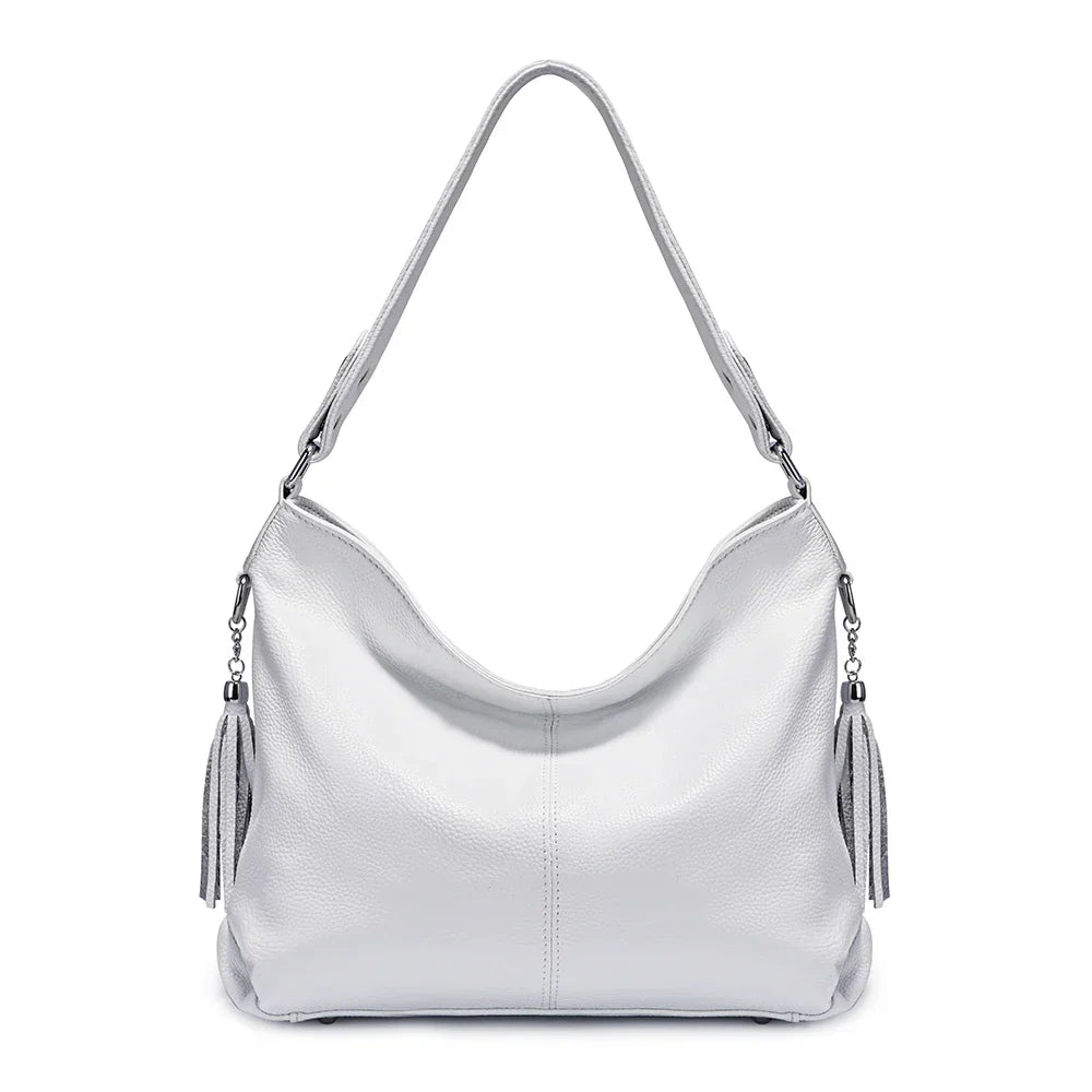 Bolsa de Ombro de Couro Bolzano