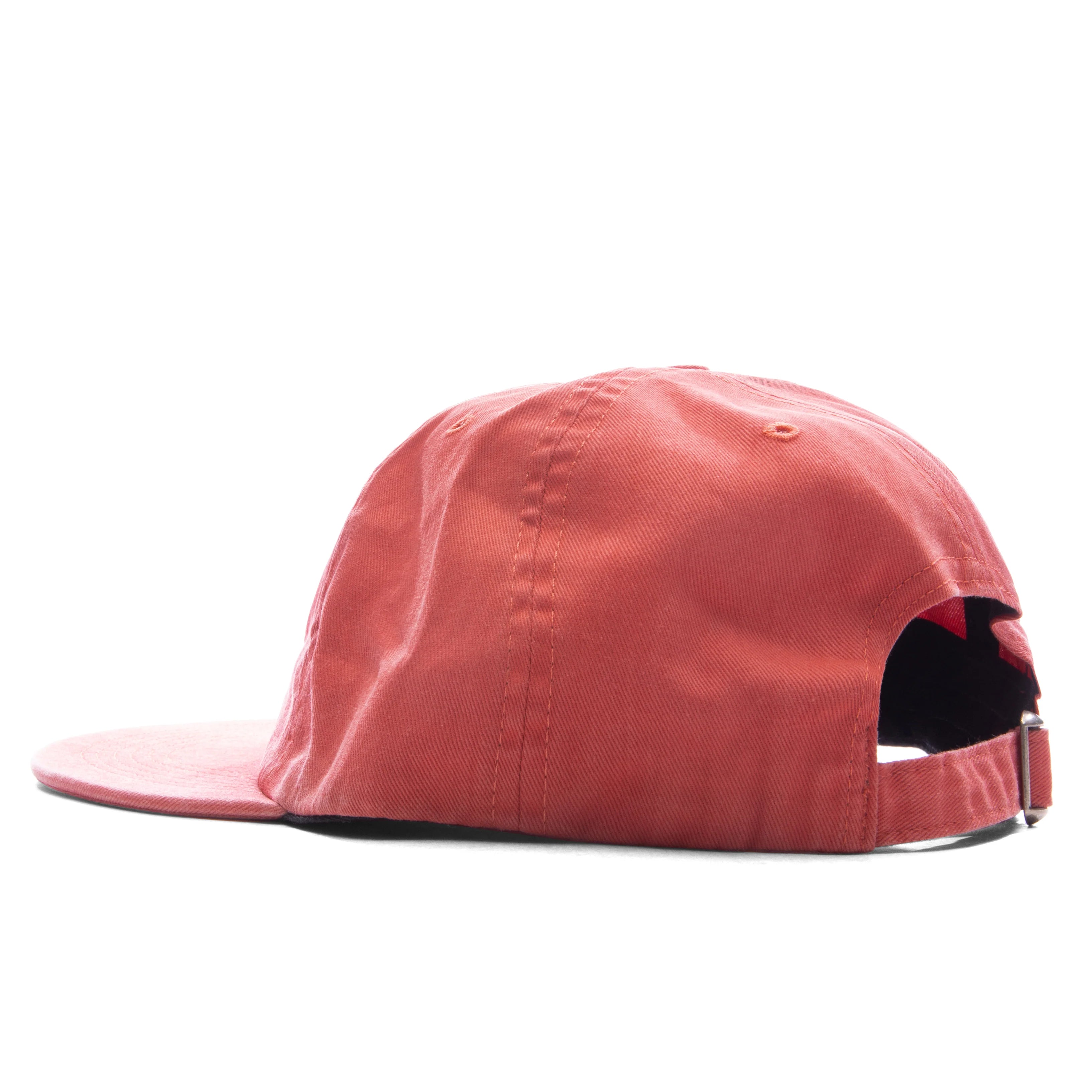 Signature 6 Panel Hat Washed Out Red