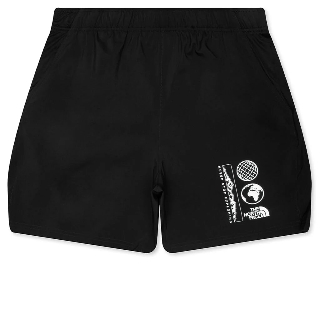 24 7 7 Graphic Shorts Black