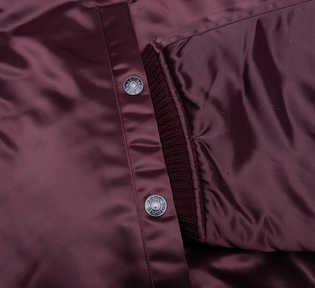 Technical Bomber Jacket Burgundy